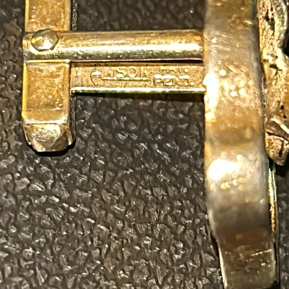 Vintage ANSON Pat. Pending Drama Club Comedy Tragedy Theater Masks Cuff Links LG - Picture 4 of 4